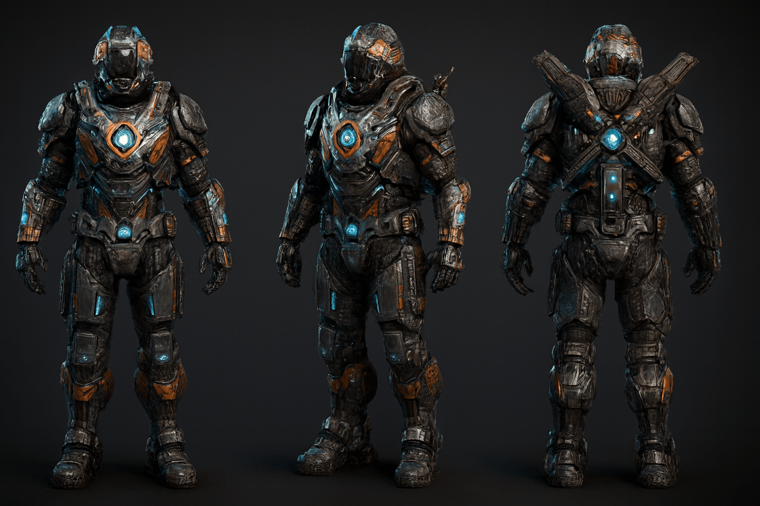 Example 3D Game Character